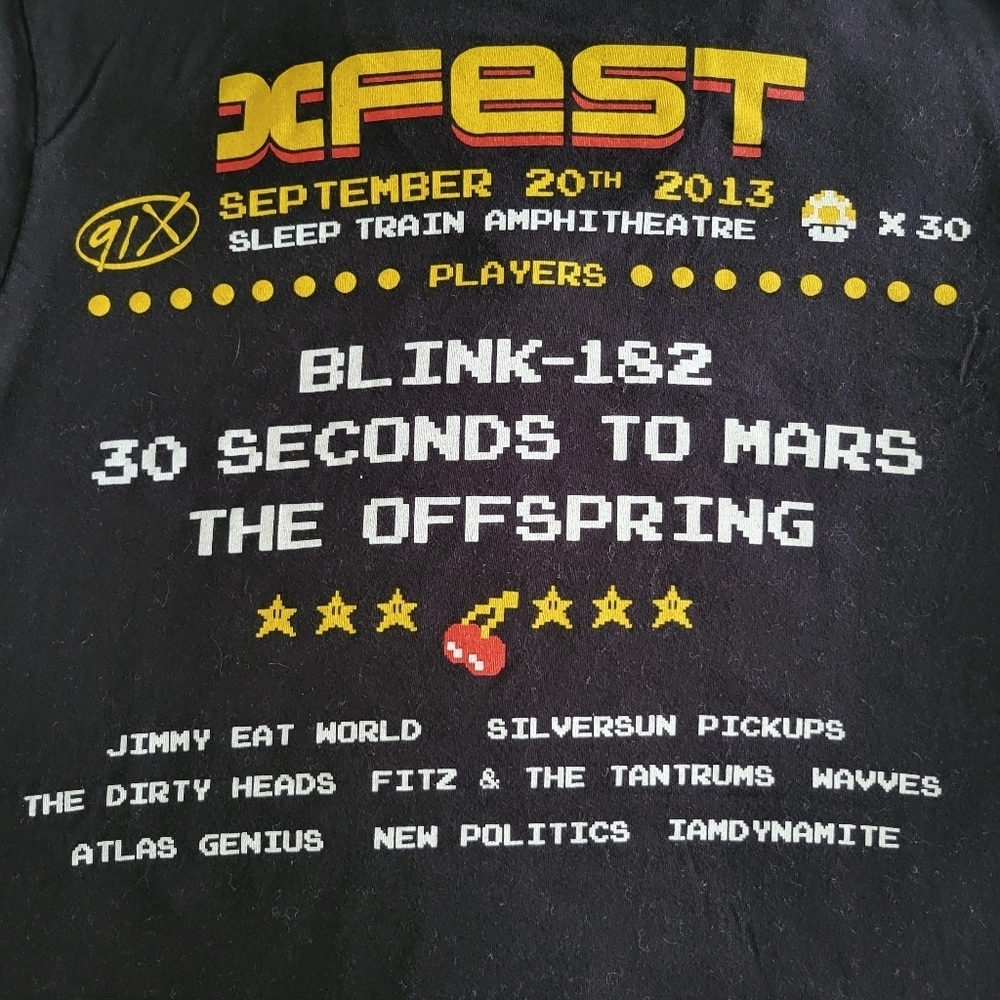 MUSIC FESTIVAL // San Diego 91x xfest 2013 music festival tee tshirt - Picture 4 of 7
